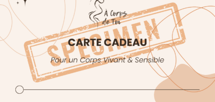 bon cadeau, specimen