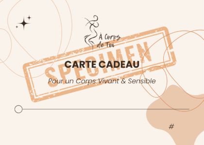 bon cadeau, specimen