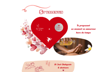 saint valentin - massage couple - massage duo - amour - cadeau unique - instant précieux - bien-etre