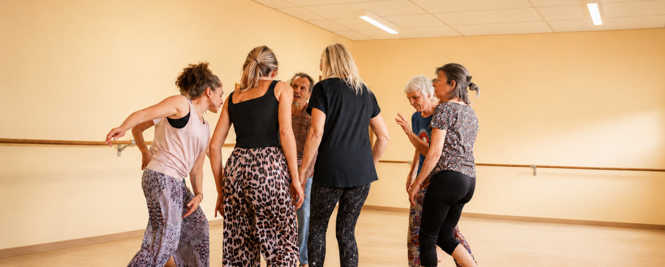 danse biodynamique, atelier collectif, cohésion de groupe, bienveillance