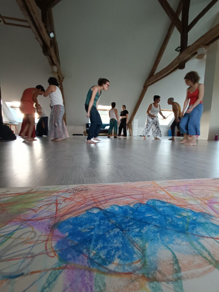 danse biodynamique, créativité, stage, été, dessin intuitif