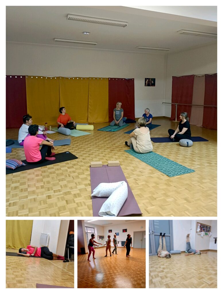 yoga, danse, massage, libre et lumineuse, danse biodynamique, rythme, mélodie, vinyasa, yin yoga, massage, détente profonde, repas gourmand, bien-être, laetitia baudry, alexia garcia